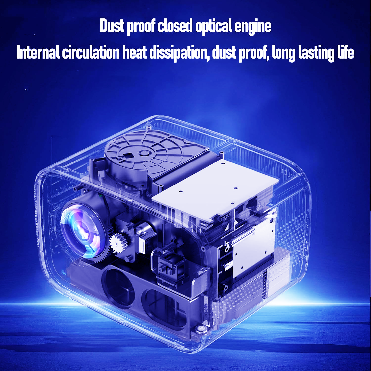 Proyector T200 300 ANSI 1080P USB HDMI WIFI-7