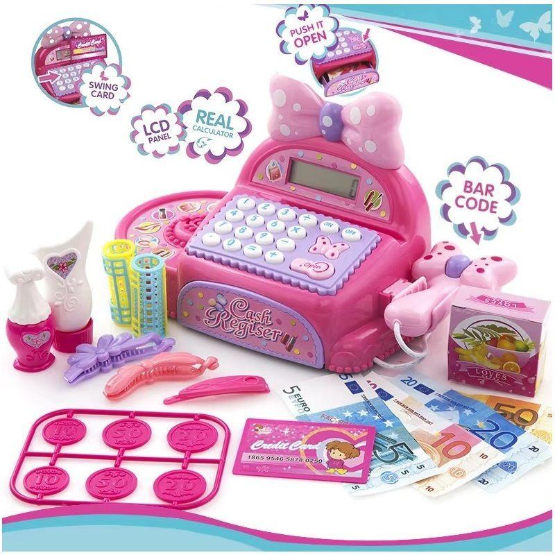 Juguete Caja Registradora de Dinero Infantil Interactiva-5