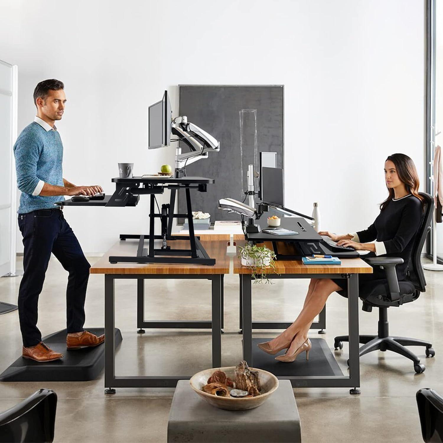 Escritorio De Ordenador Elevado Altura Regulable-7