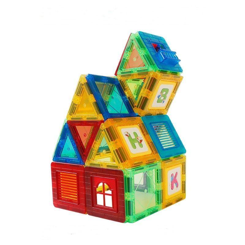 100pcs DIY juguetes Bloques de construcción magnéticos-3