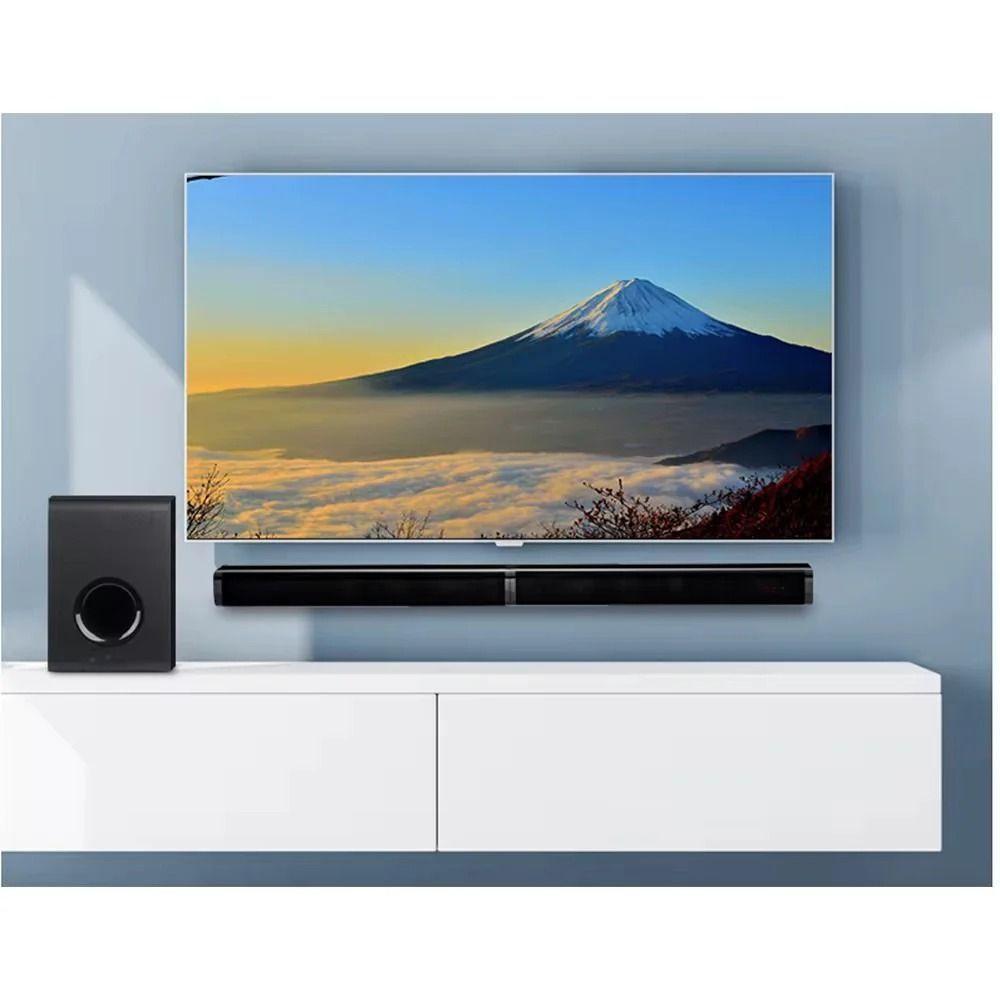 Barra De Sonido Teatro En Casa con Conexión Bluetooth Conexiones USB-3