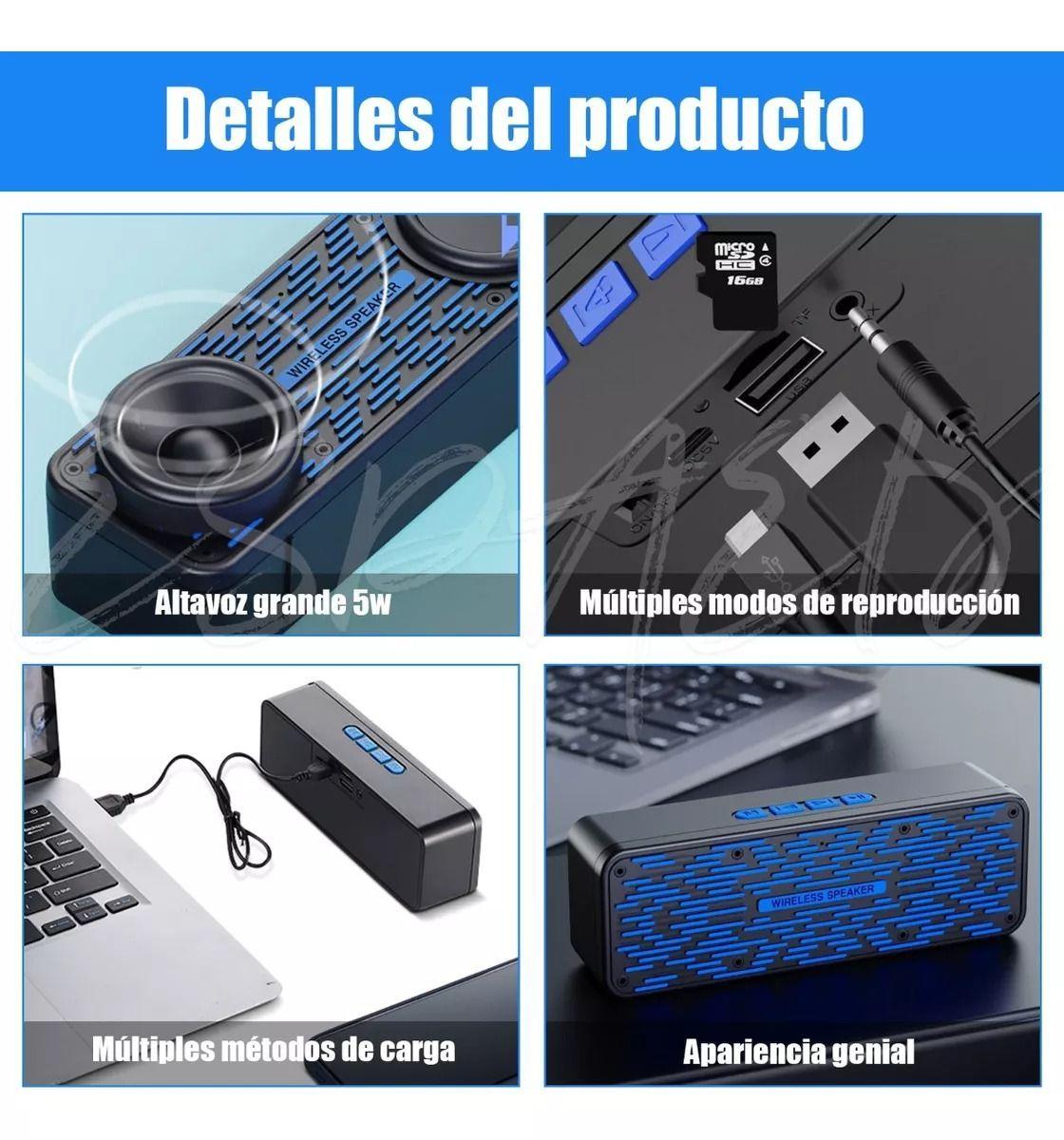 Parlantes PortÃtil Bluetooth Altavoz inalámbrico S20-7