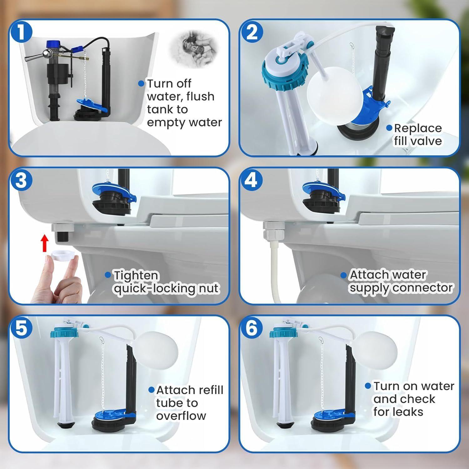 Kit de reparación de inodoros Accesorios para inodoros con palanca-3