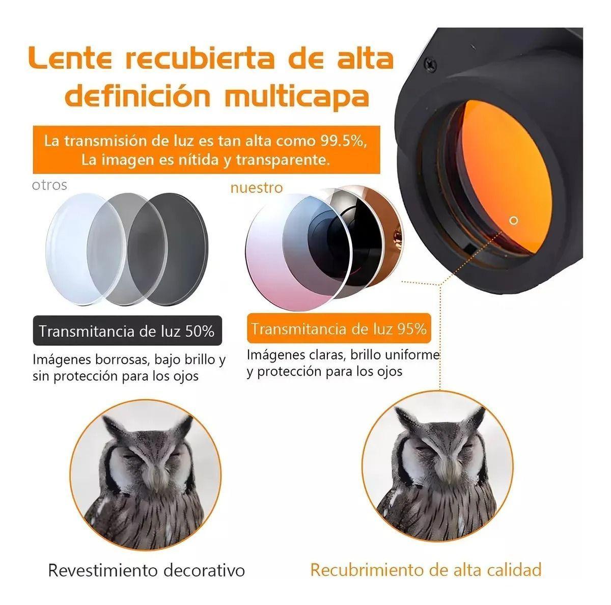 Binoculares Profesionales 80x80 Negros-2