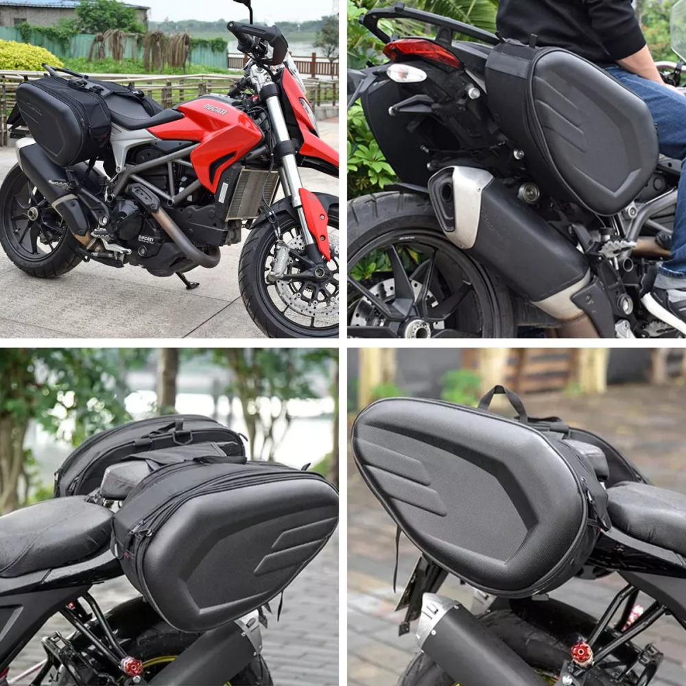 Alforjas De Motocicleta Semirigidas Expansibles Hasta 58lts-6