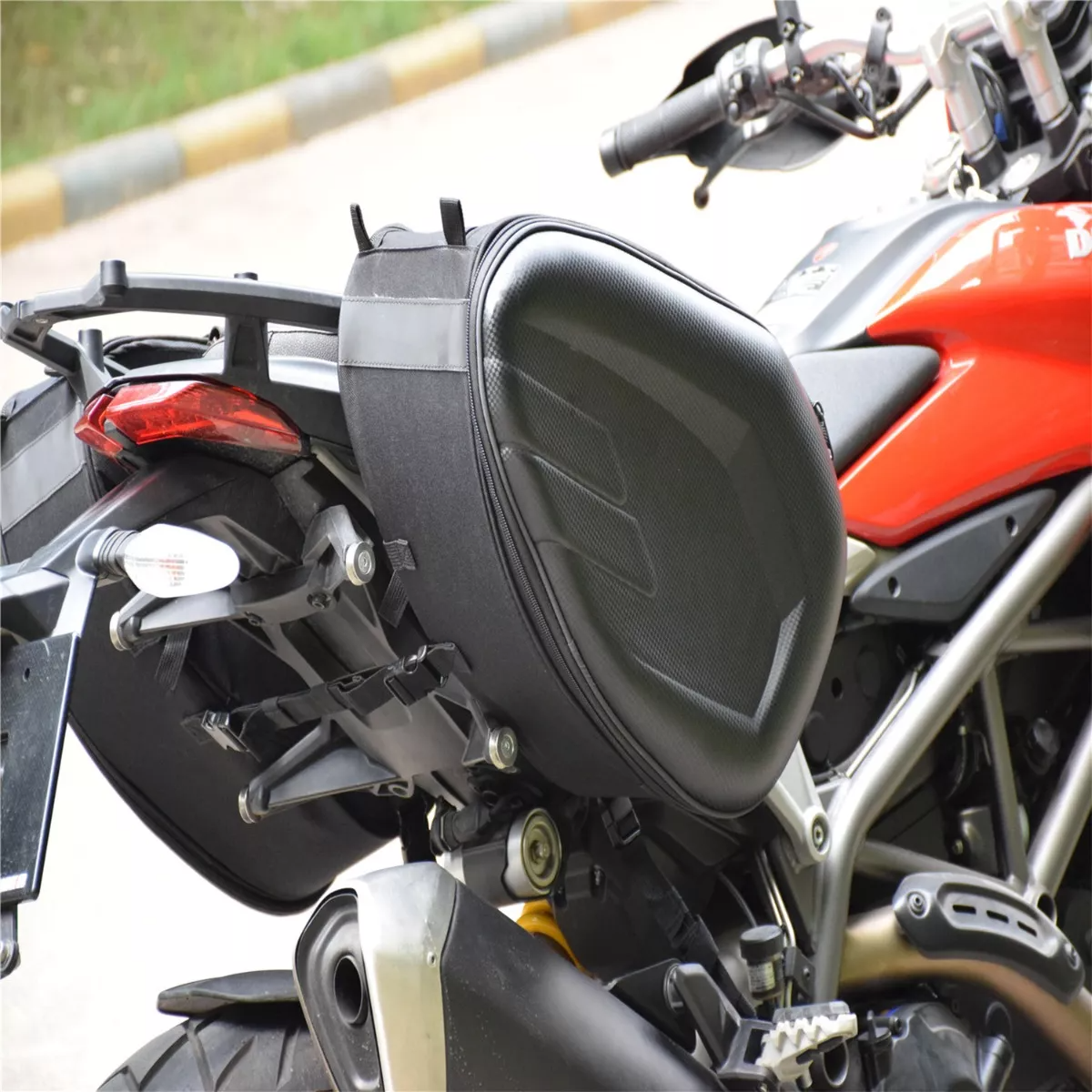 Alforjas De Motocicleta Semirigidas Expansibles Hasta 58lts-7