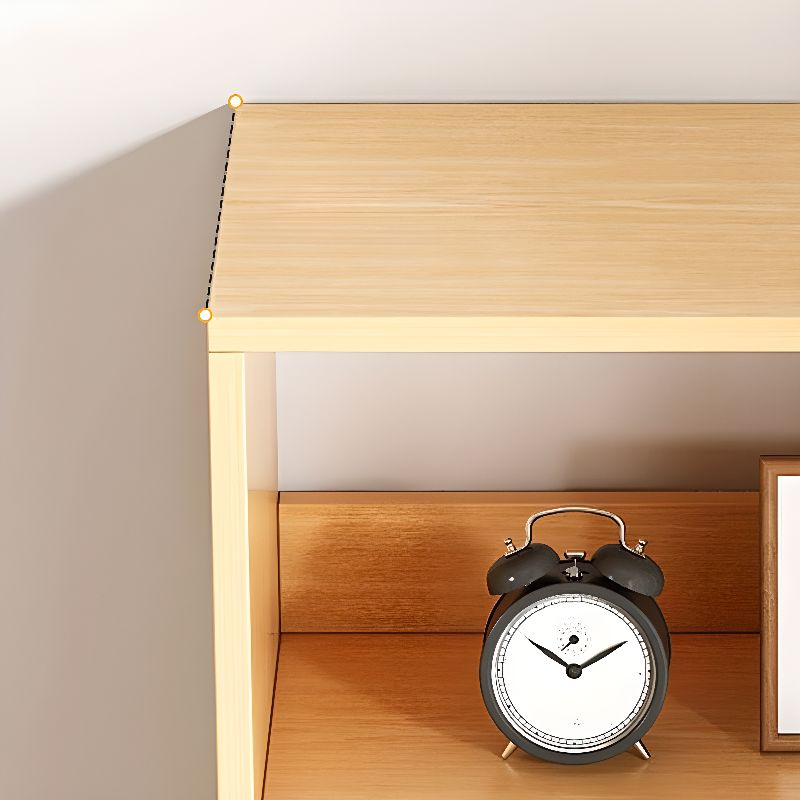 Velador Con Respaldo Alto Moderno Estantería de pie 180x24x40cm-3