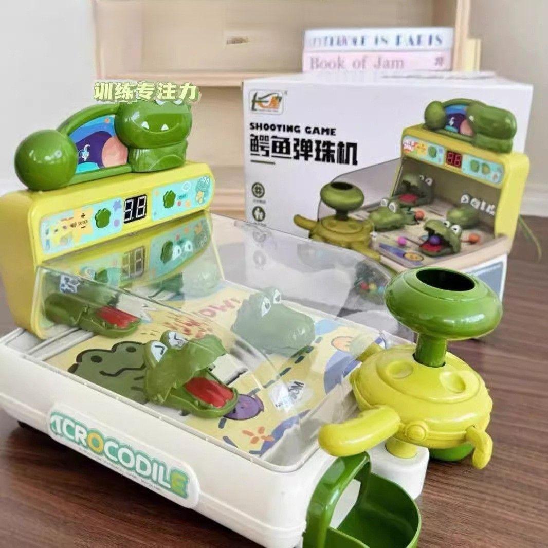 juguetes Crocodile console toy con 60 Canicas-2