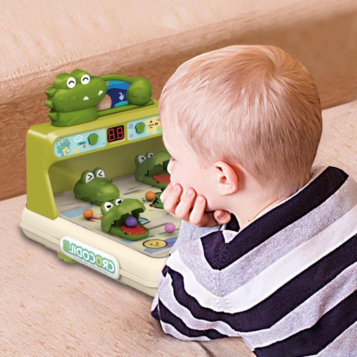 juguetes Crocodile console toy con 60 Canicas-5