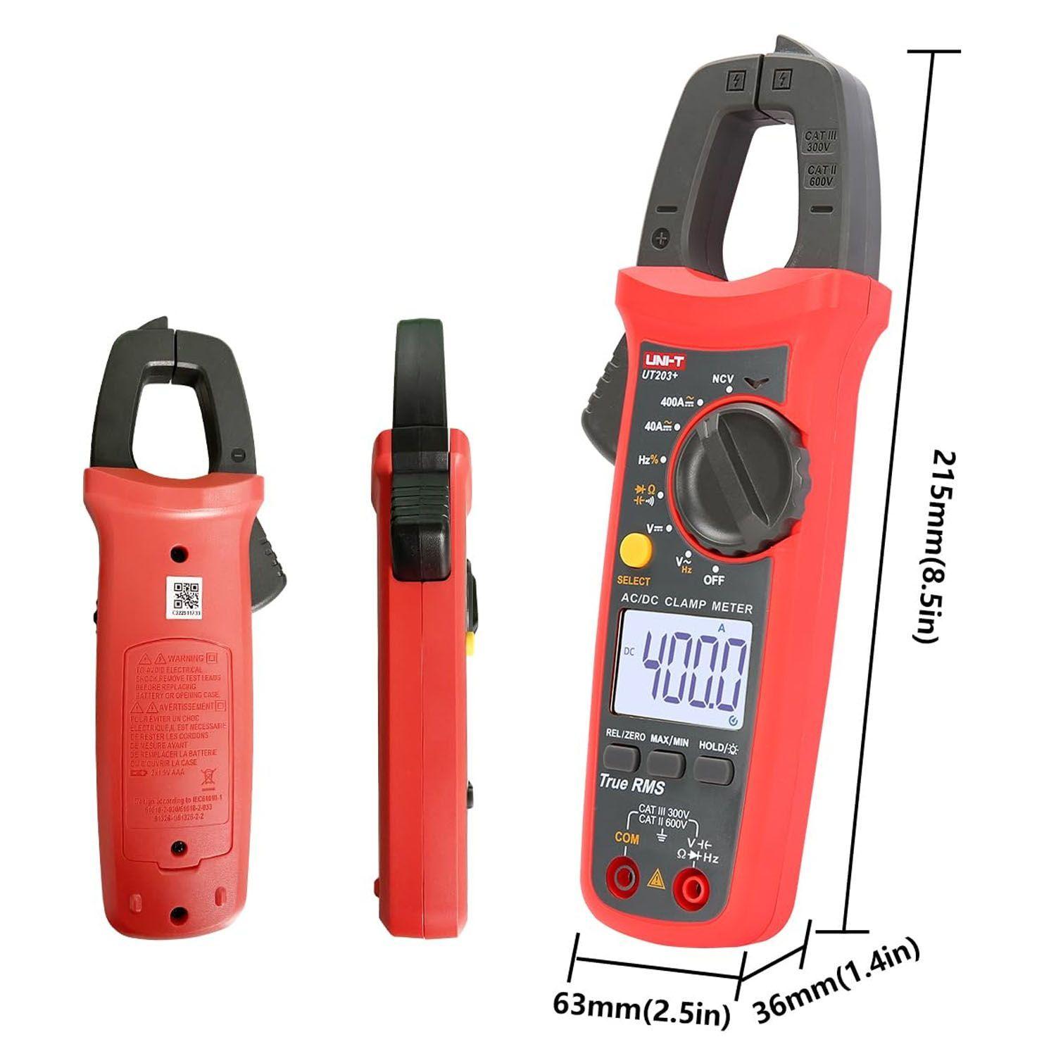 Amperímetro De Tenaza Ut202 Uni-t-3