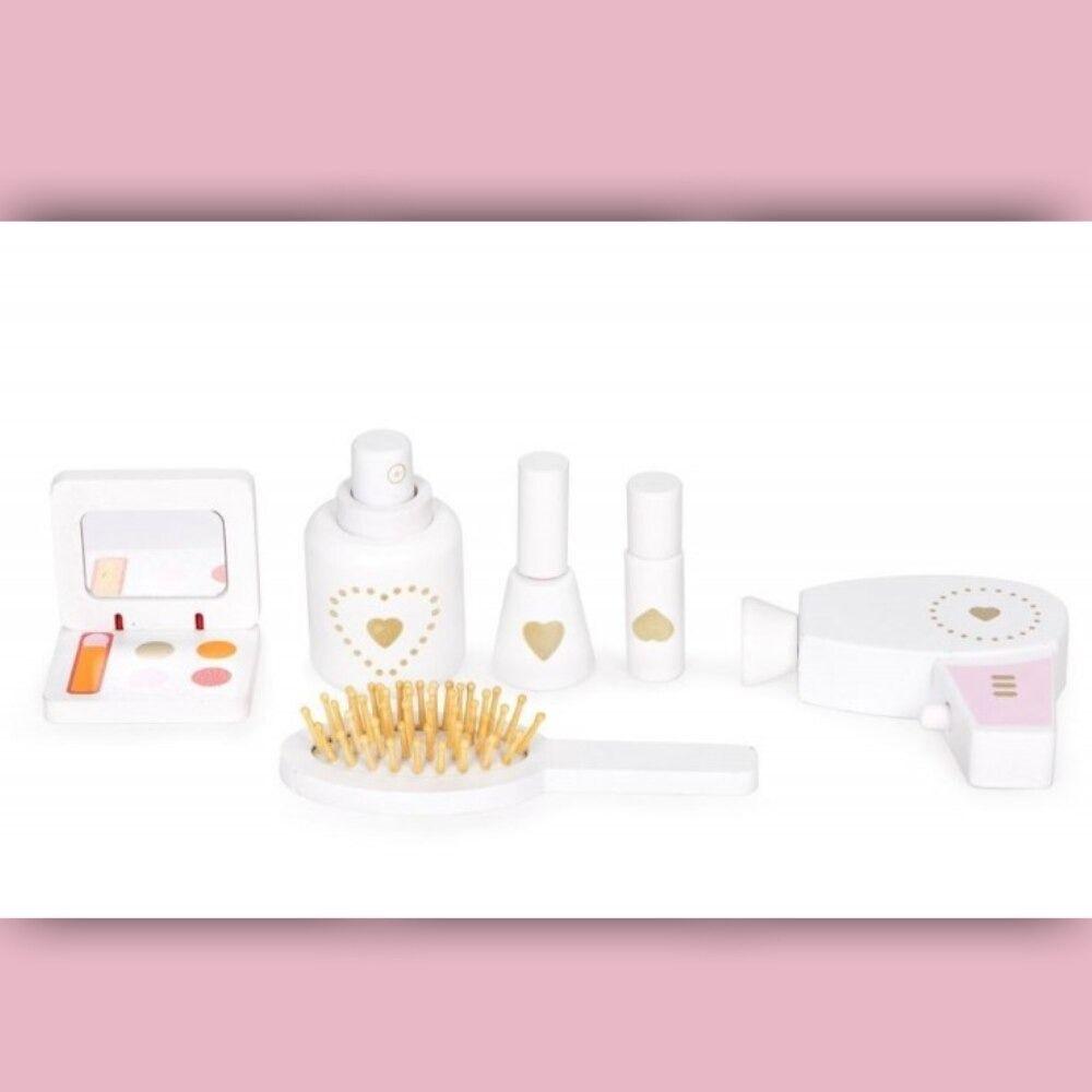 Juguete Toucador Infantil Madeira Toucador de princesa Blanco-6