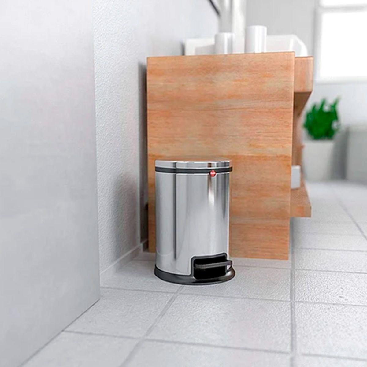 Basurero Inox con Pedal HAILO PURE 3 L-2