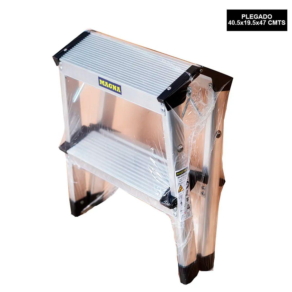 Piso Escalera Plegable 2p Aluminio MAGNA-2