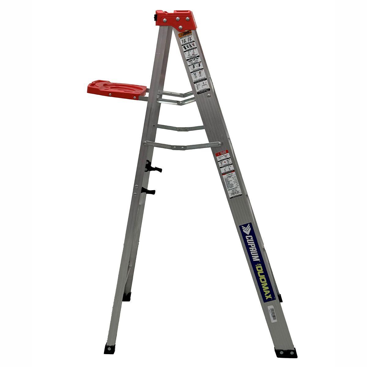 Escalera Tijera de Aluminio 1.53m DUOMAX-1