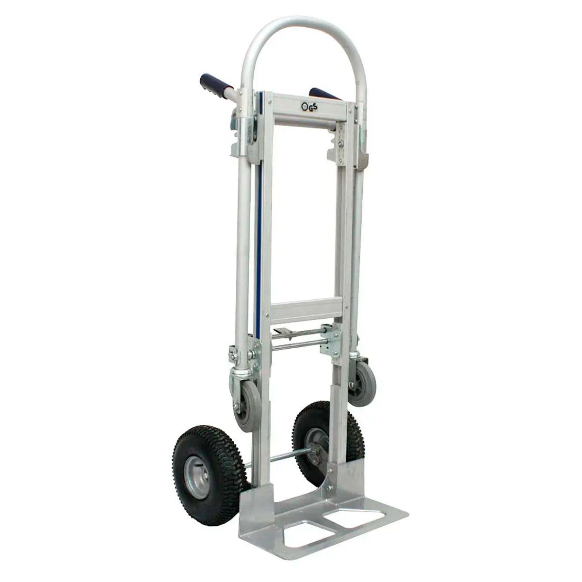 Carro de Carga Aluminio Dual Corto 250kg - Plegable-0