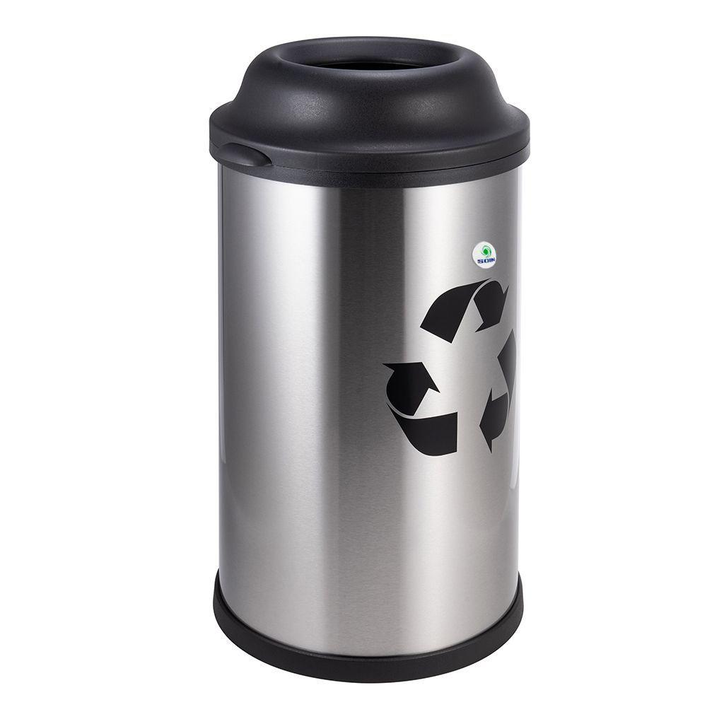 BASURERO ACERO INOXIDABLE 50 L SOIN-2