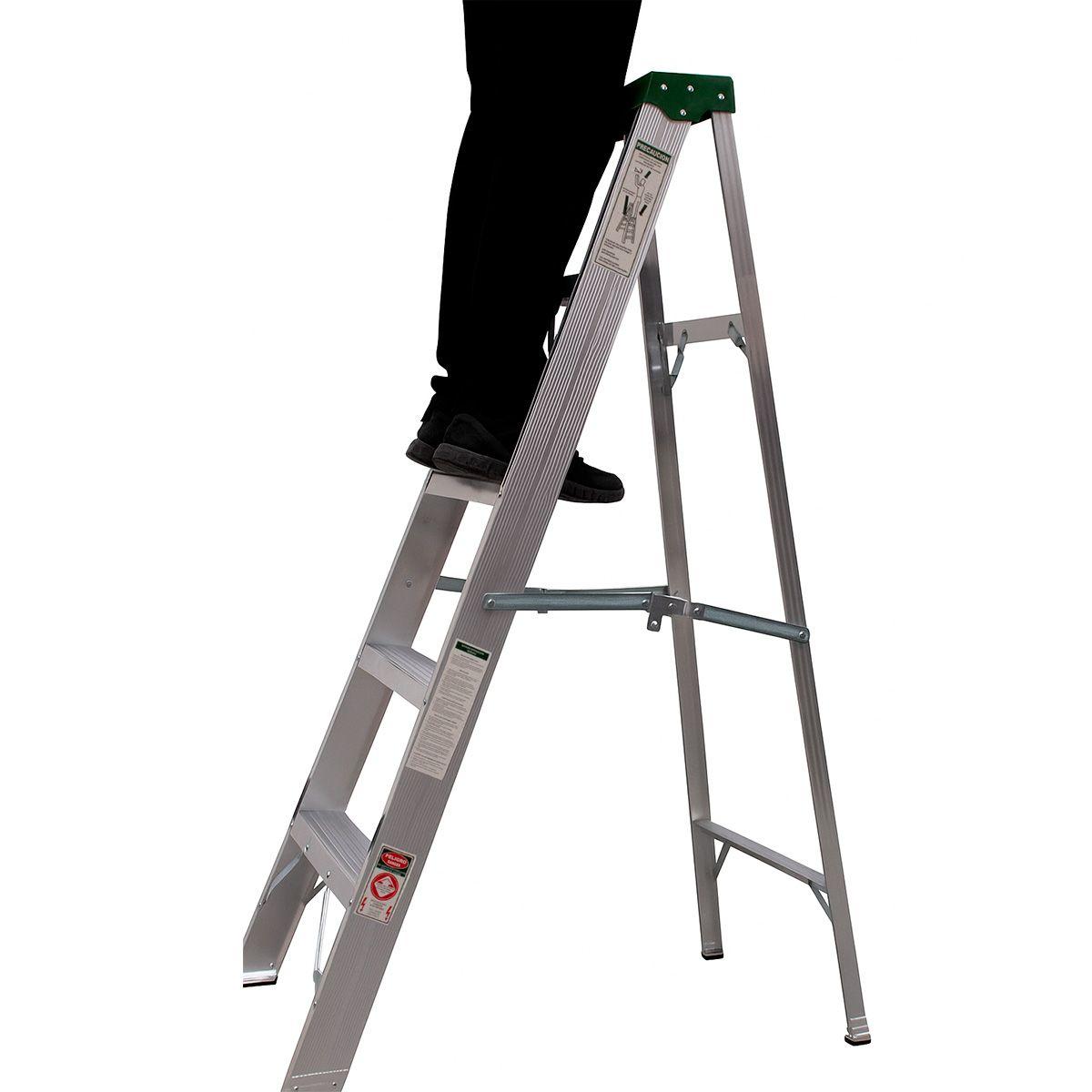 Escalera Tijera Aluminio 5 Peldaños-2