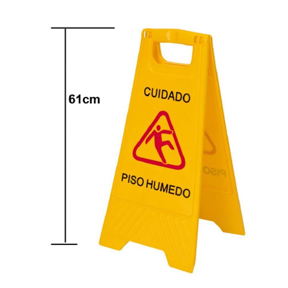 SEÑALETICA PISO HUMEDO AMARILLO 61 CM-1