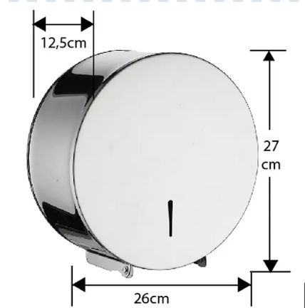 Dispensador De Papel Higiénico Acero Inoxidable-1