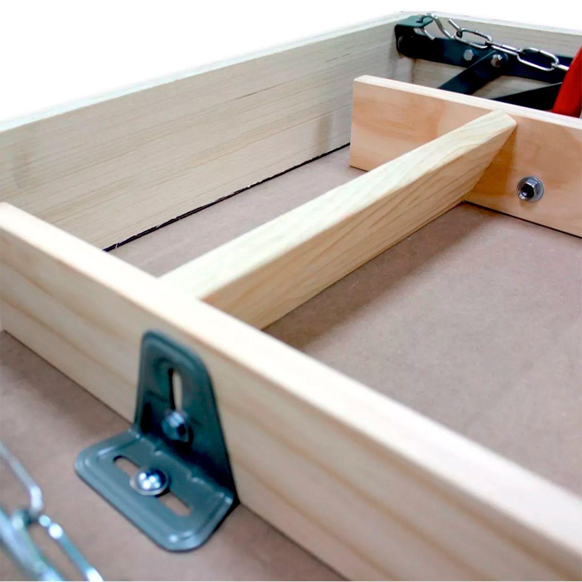 Escalera Escamoteable Ático Entretecho Madera 2.80m-4