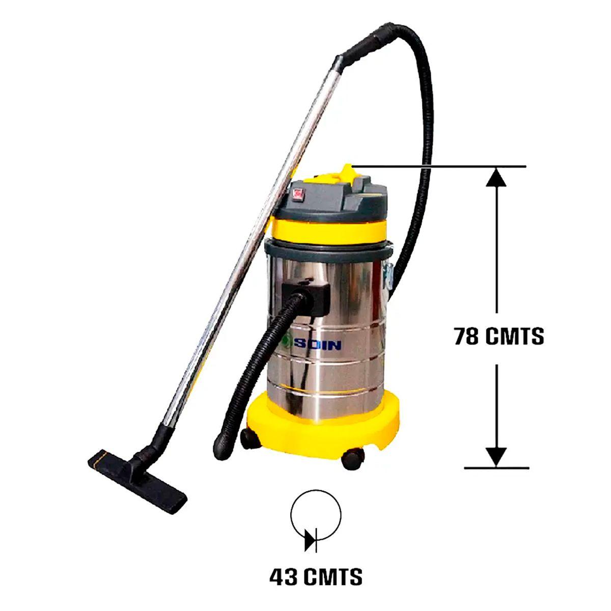 Aspiradora Industrial Polvo Y Agua 30 L Soin-2