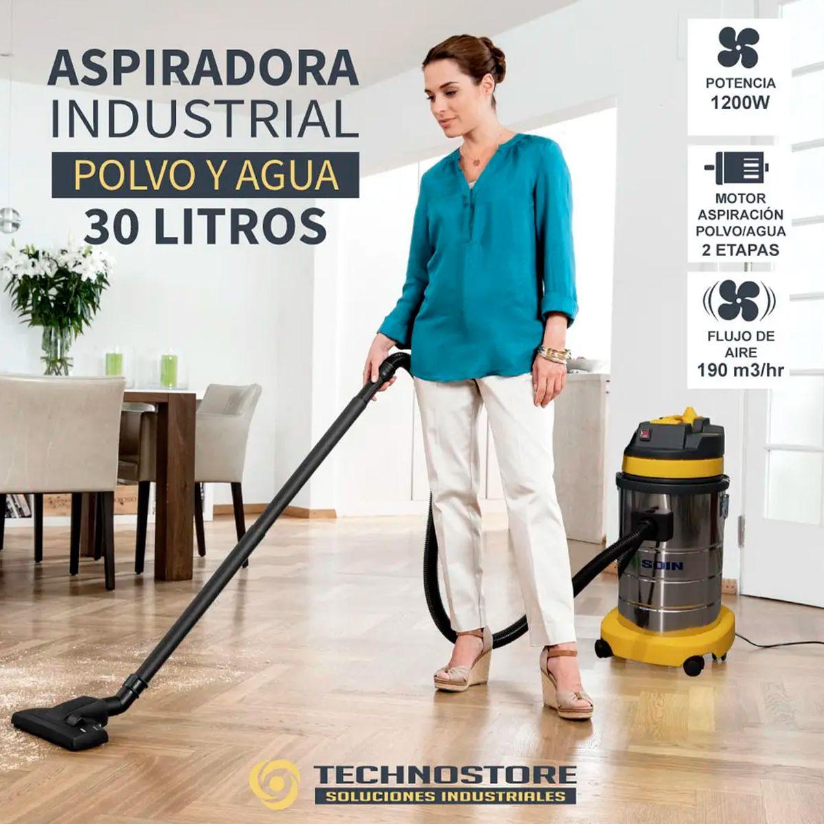Aspiradora Industrial Polvo Y Agua 30 L Soin-4