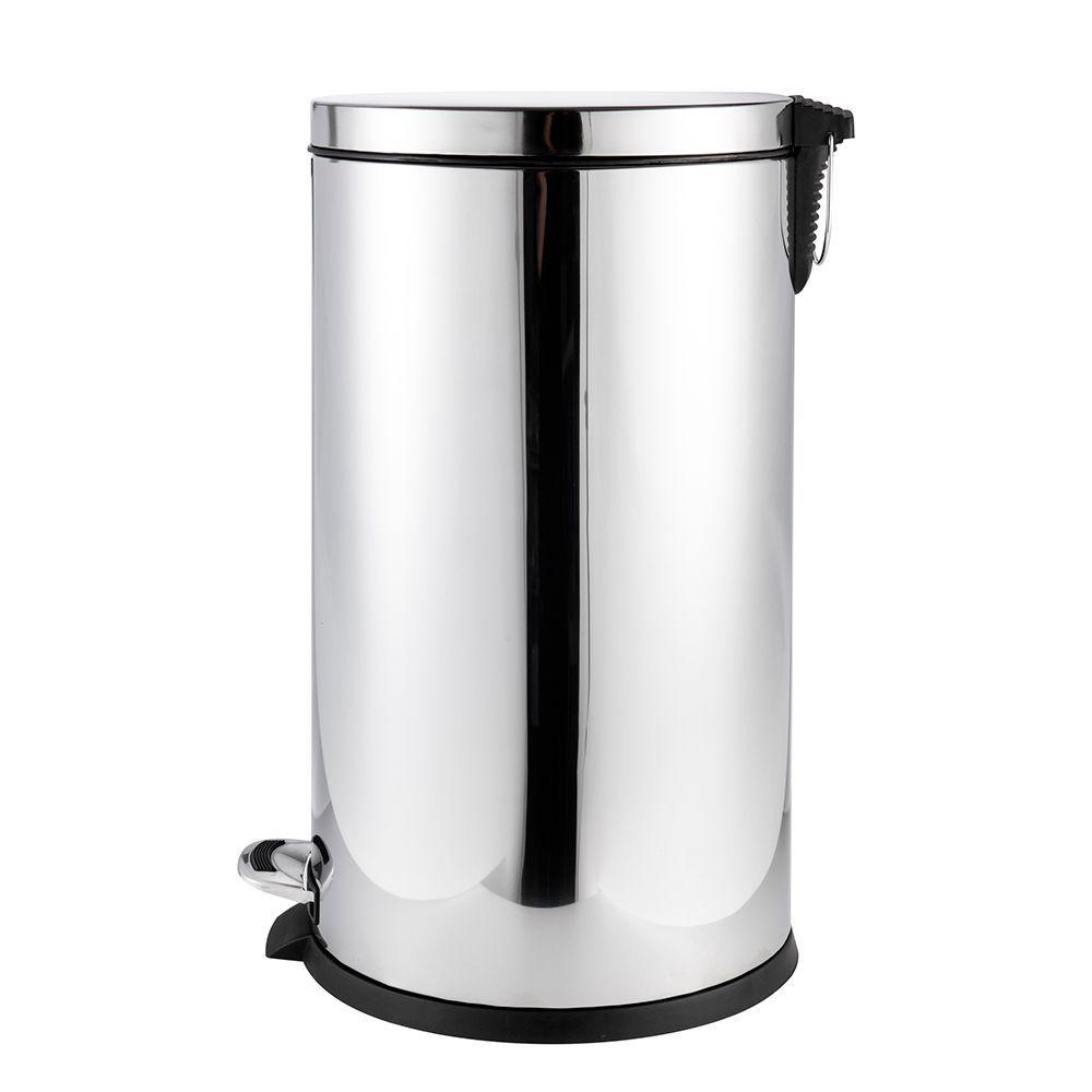 BASURERO ACERO INOXIDABLE CIERRE SUAVE 40 L SOIN-2