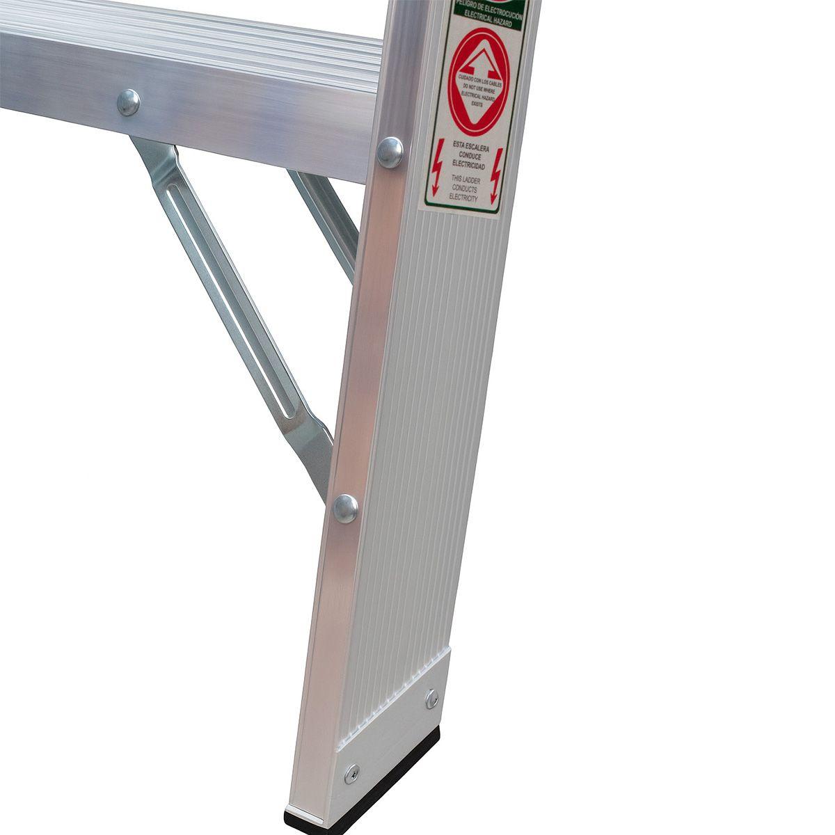 Escalera Tijera Aluminio 4 peldaños-2