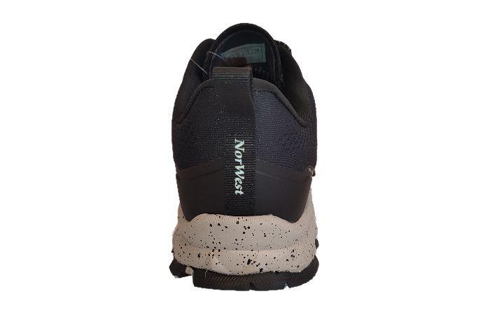 Zapatilla Dynamic Trail Running Norwest Negra/Blanco-2