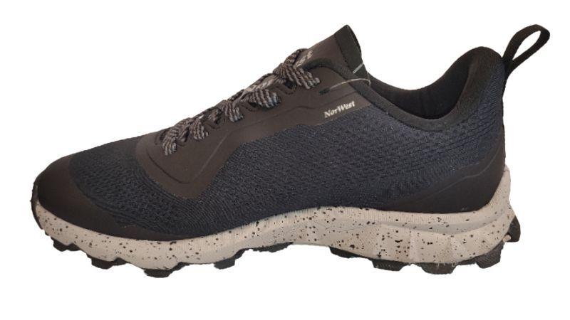Zapatilla Dynamic Trail Running Norwest Negra/Blanco-4