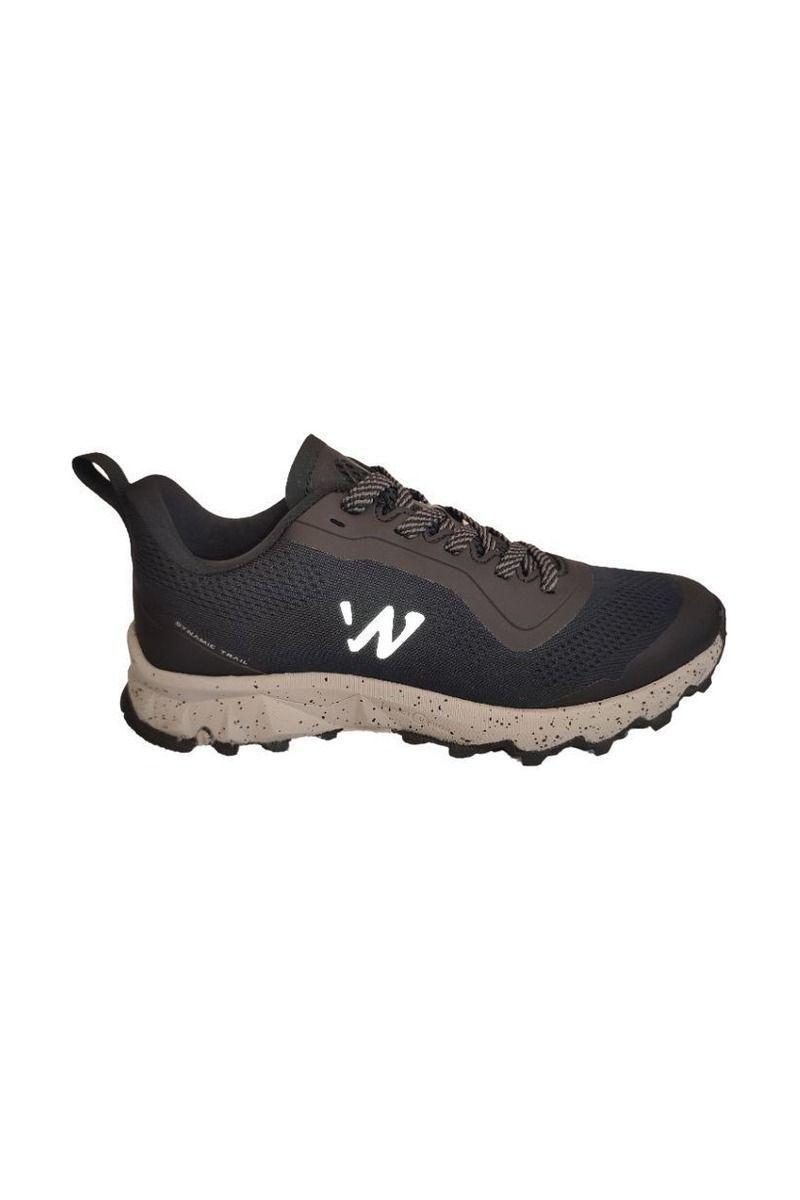 Zapatilla Dynamic Trail Running Norwest Negra/Blanco-5