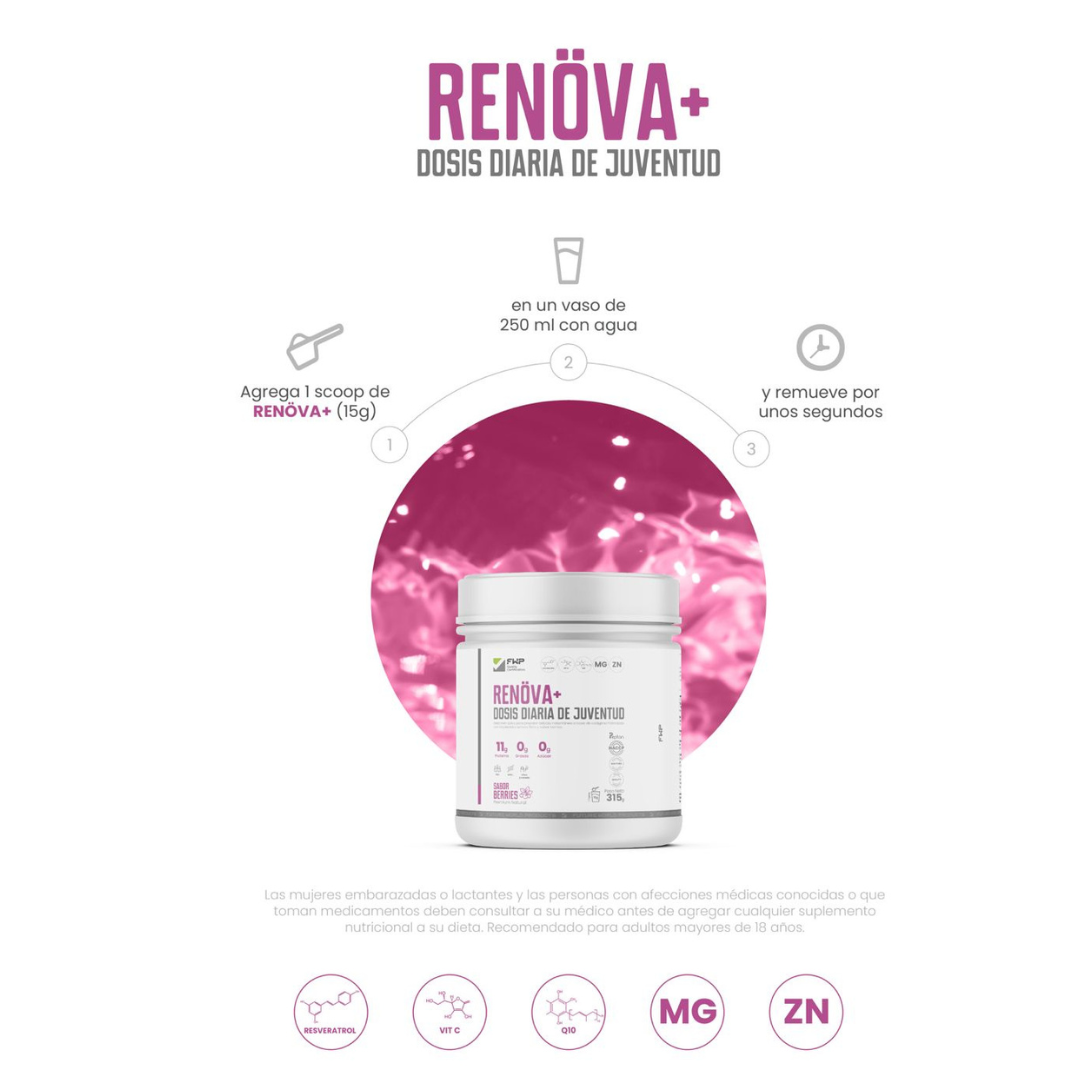 Pack 2x RENÖVA+ Colágeno Hidrolizado con Biopéptidos Activos FWP -2