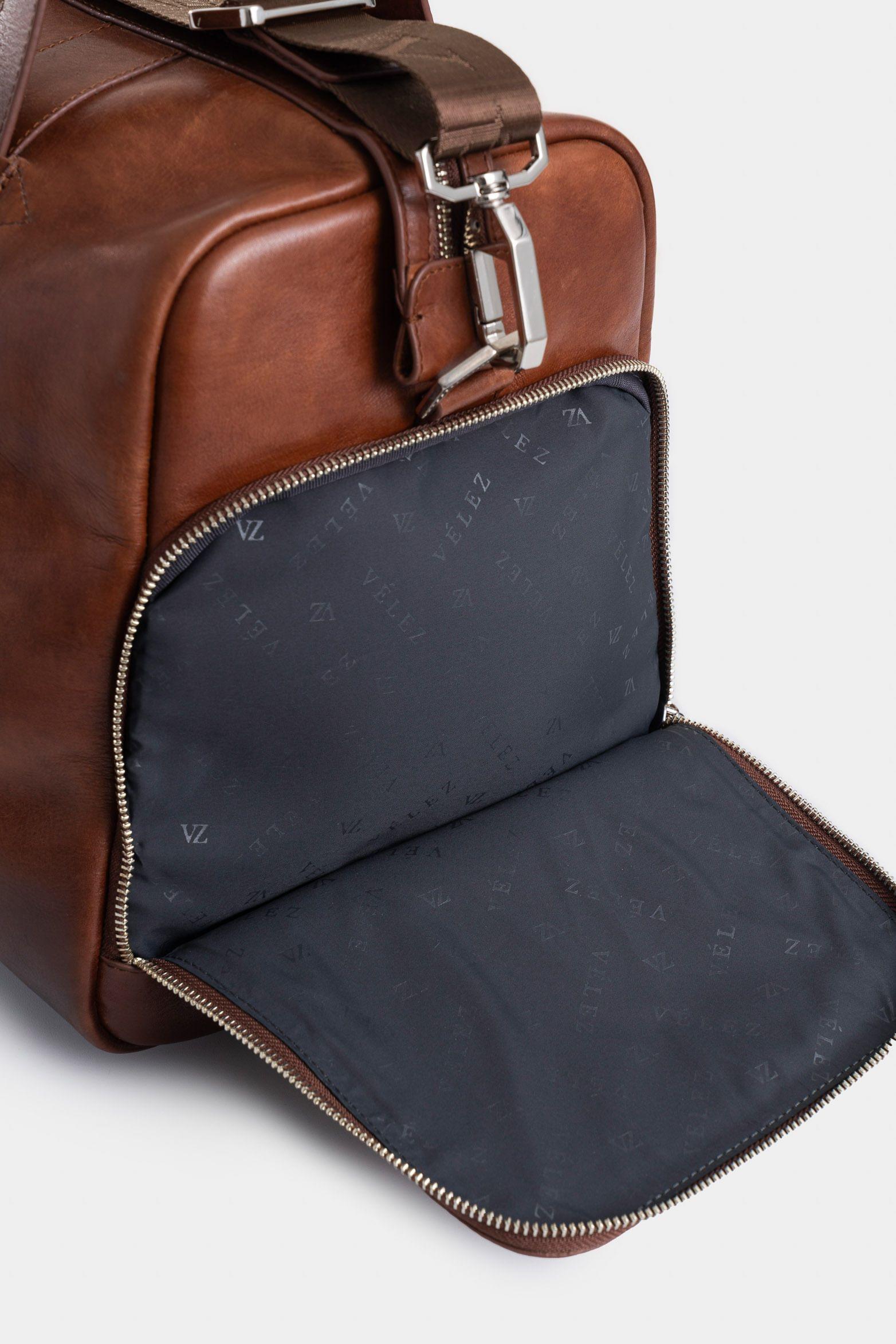 Vélez Cartera Esencial 2 Cuero Hombre Efecto Envejecido Miel-3