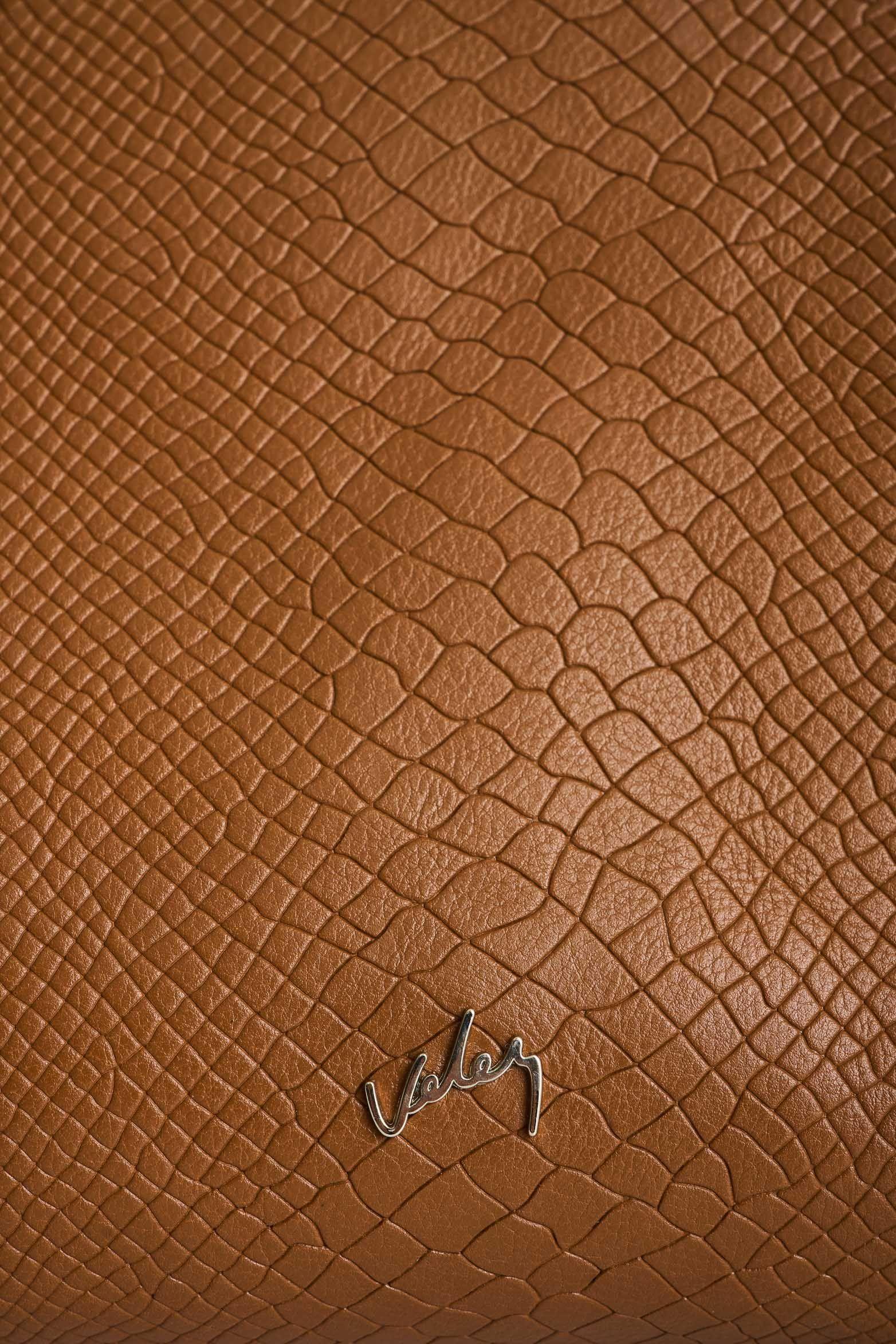 Vélez Bowling De Cuero Grabado Para Mujer Kavala Miel-3