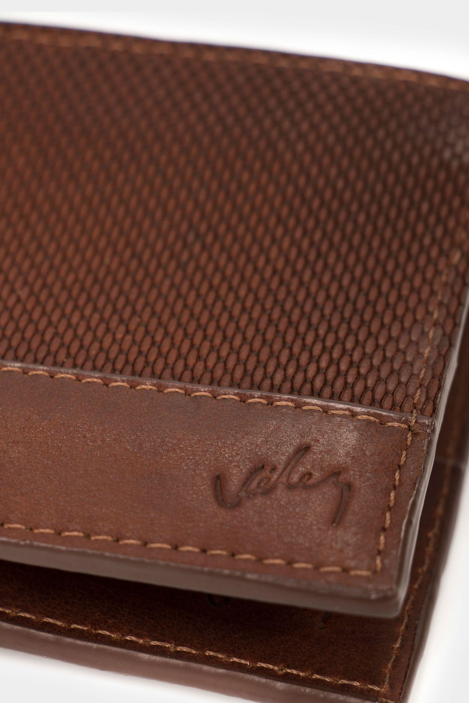 Billetera dante de cuero para hombre grabado placa lego miel-4