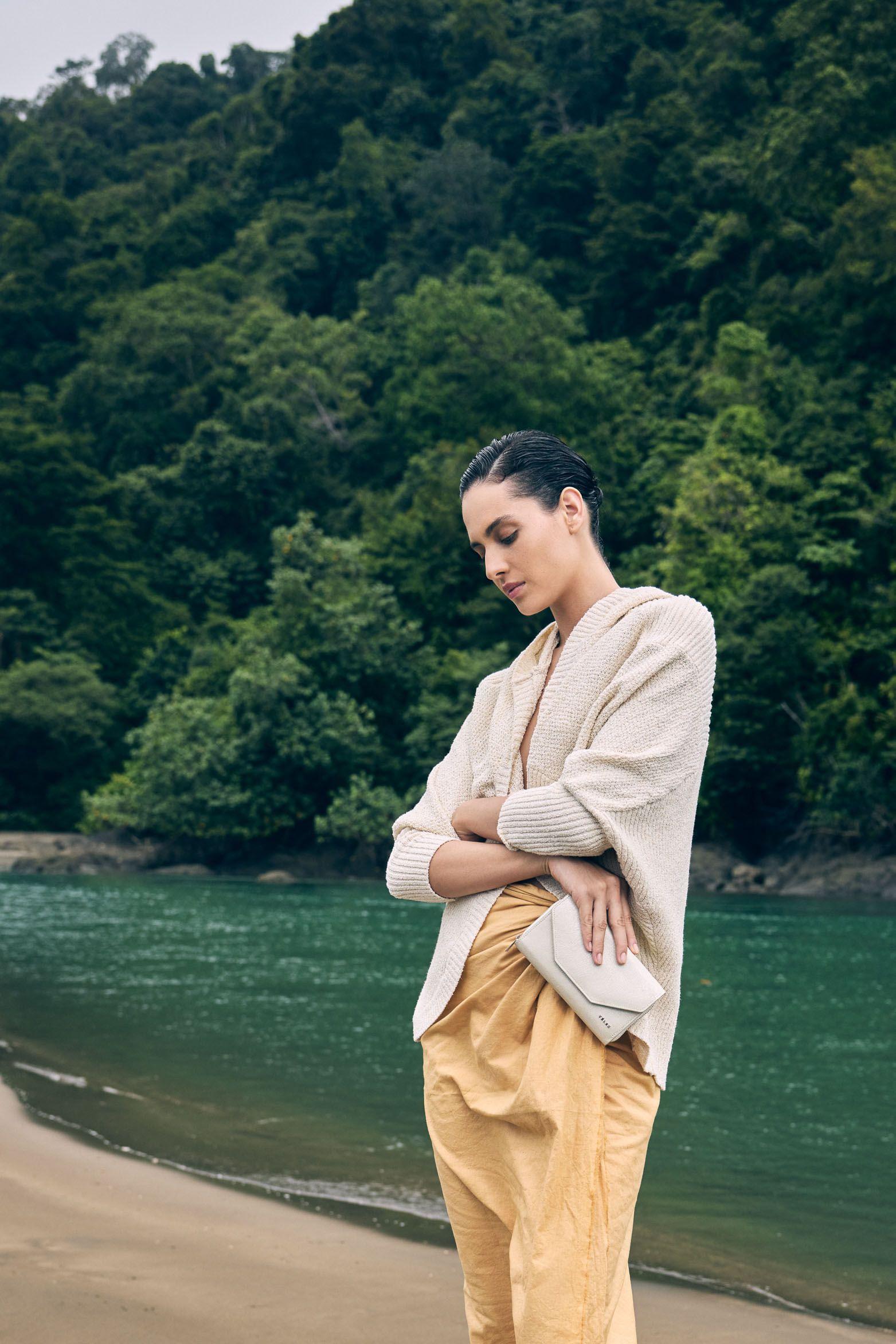 Vélez Cárdigan Ocaso Para Mujer Oversized Crema-0