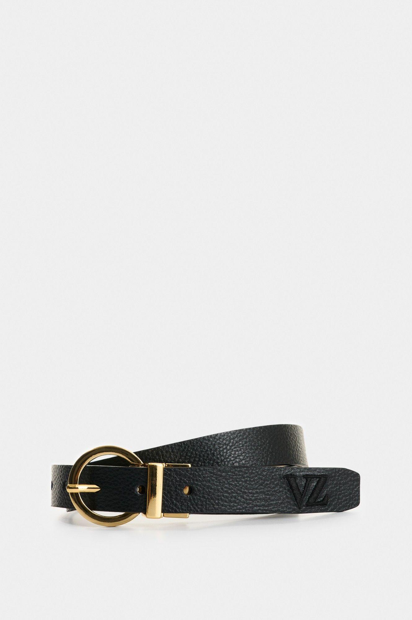 Vélez Cinturón Doble Faz Cuero Mujer Almaris Monogram Negro-0