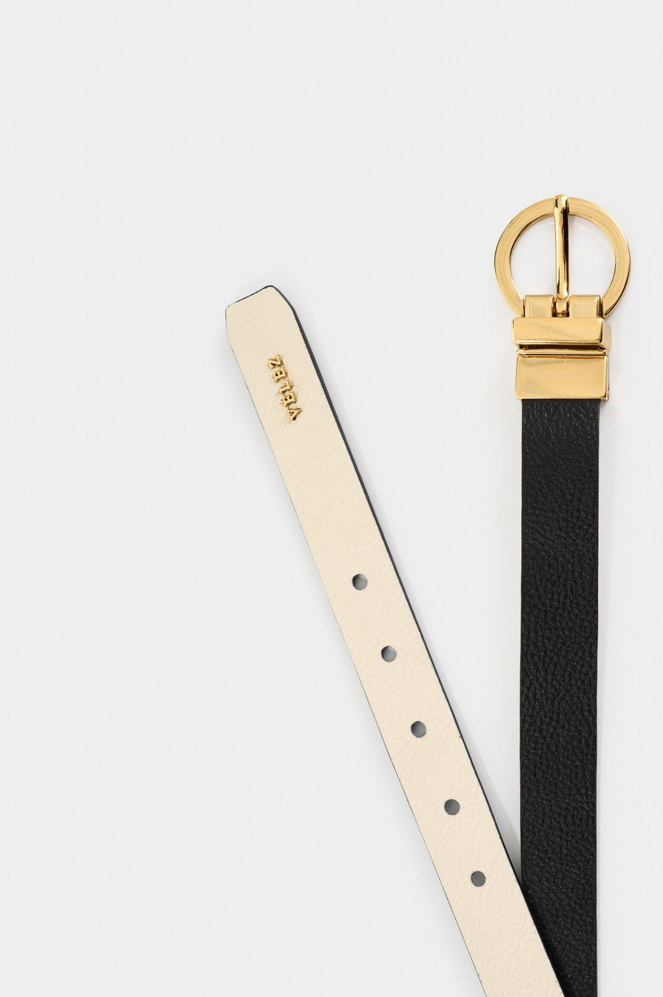 Vélez Cinturón Doble Faz Cuero Mujer Almaris Monogram Negro-2