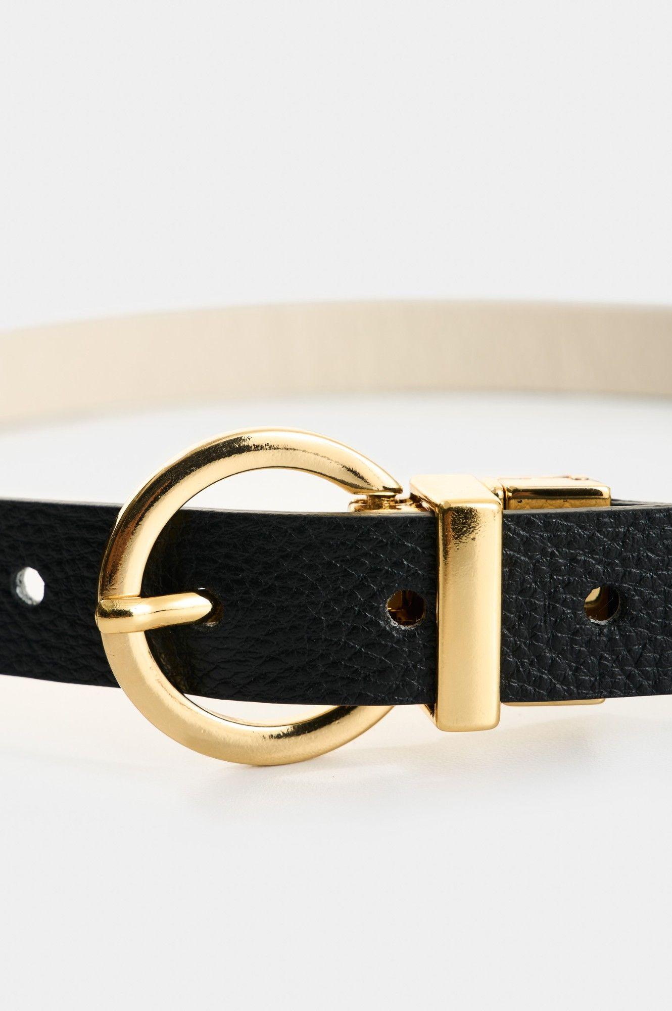 Vélez Cinturón Doble Faz Cuero Mujer Almaris Monogram Negro-3