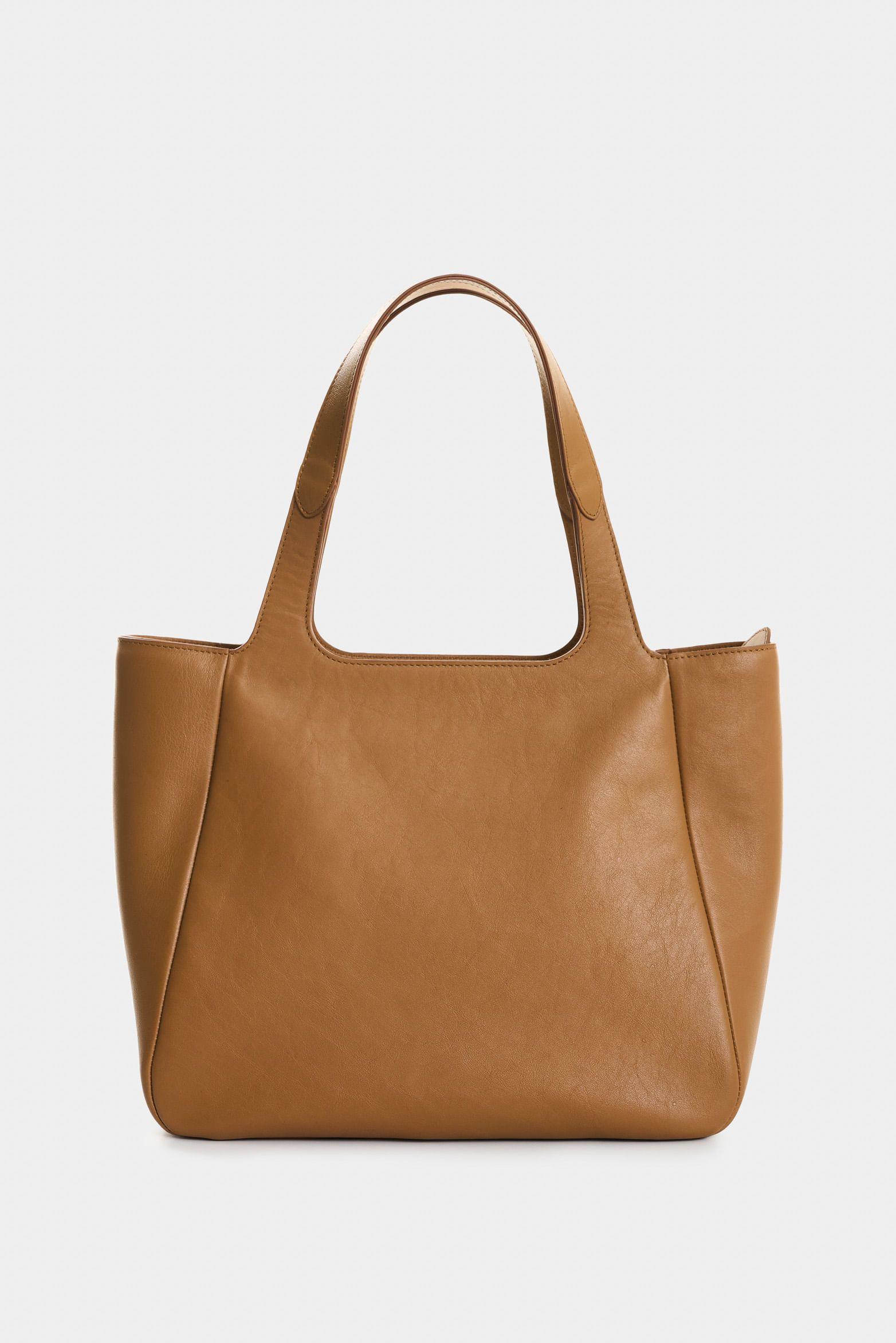 Vélez Shopping De Cuero  Mujer Ailana Miel-2