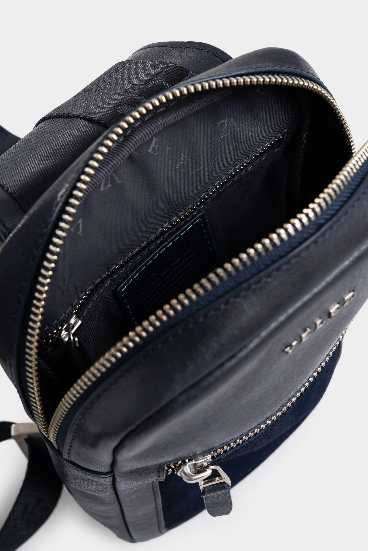 Vélez Mochila Mikeno 3 Cuero Hombre Envejecido Azul Oscuro-4