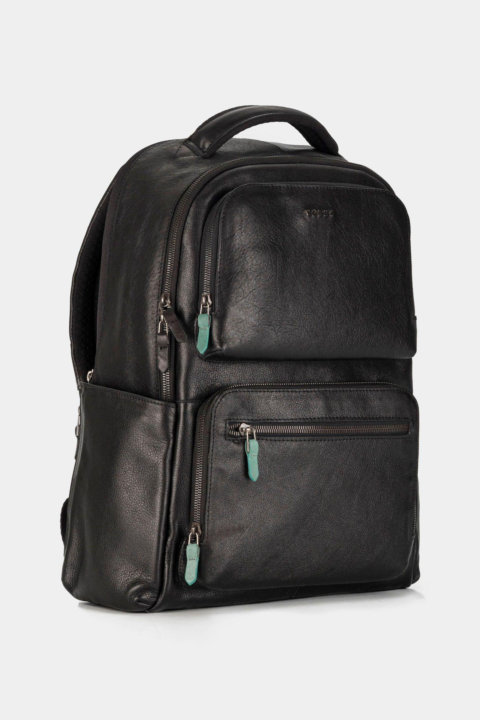 Vélez Morral Casual Monet Cuero Hombre Multifuncional Negro-2