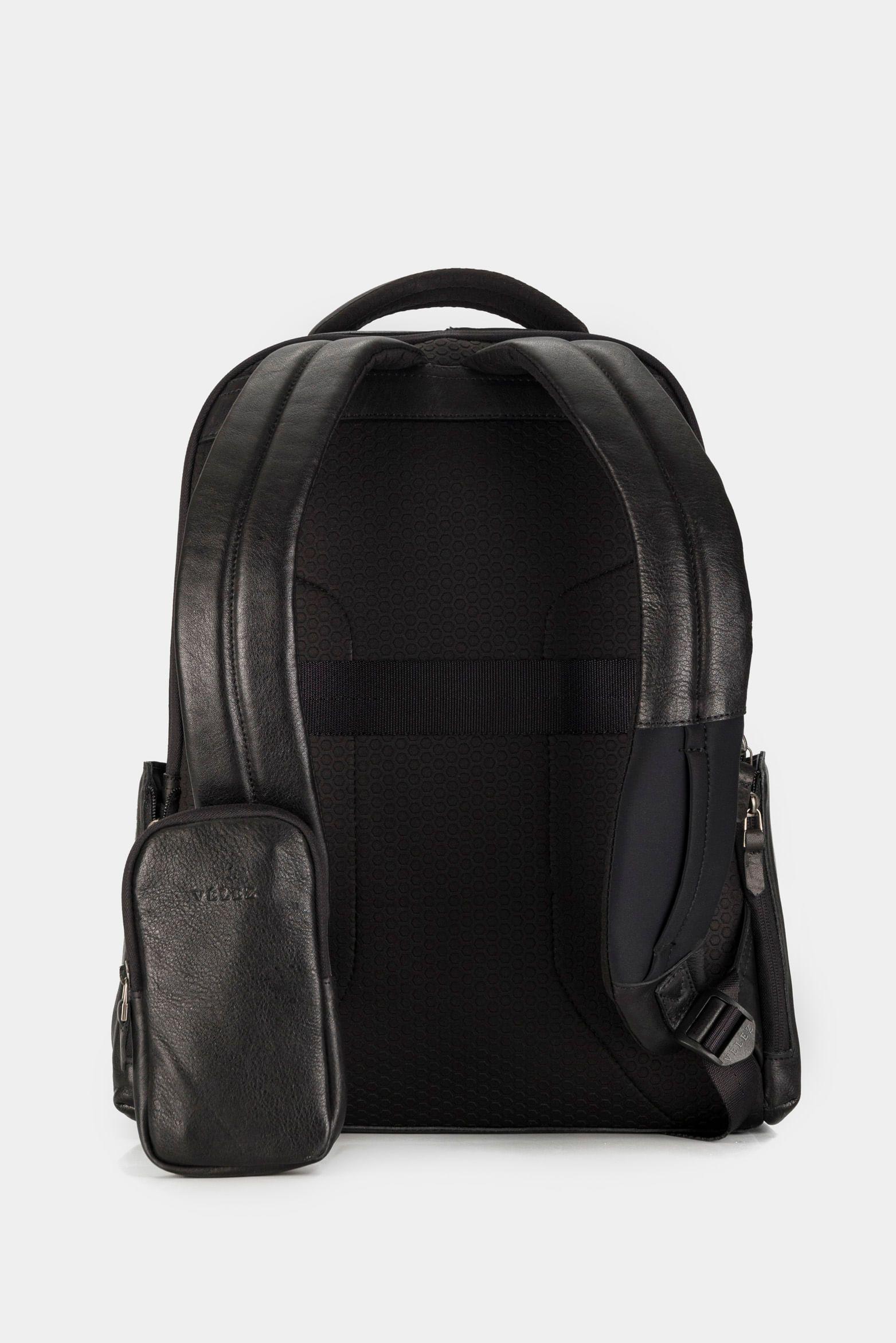 Vélez Morral Casual Monet Cuero Hombre Multifuncional Negro-3