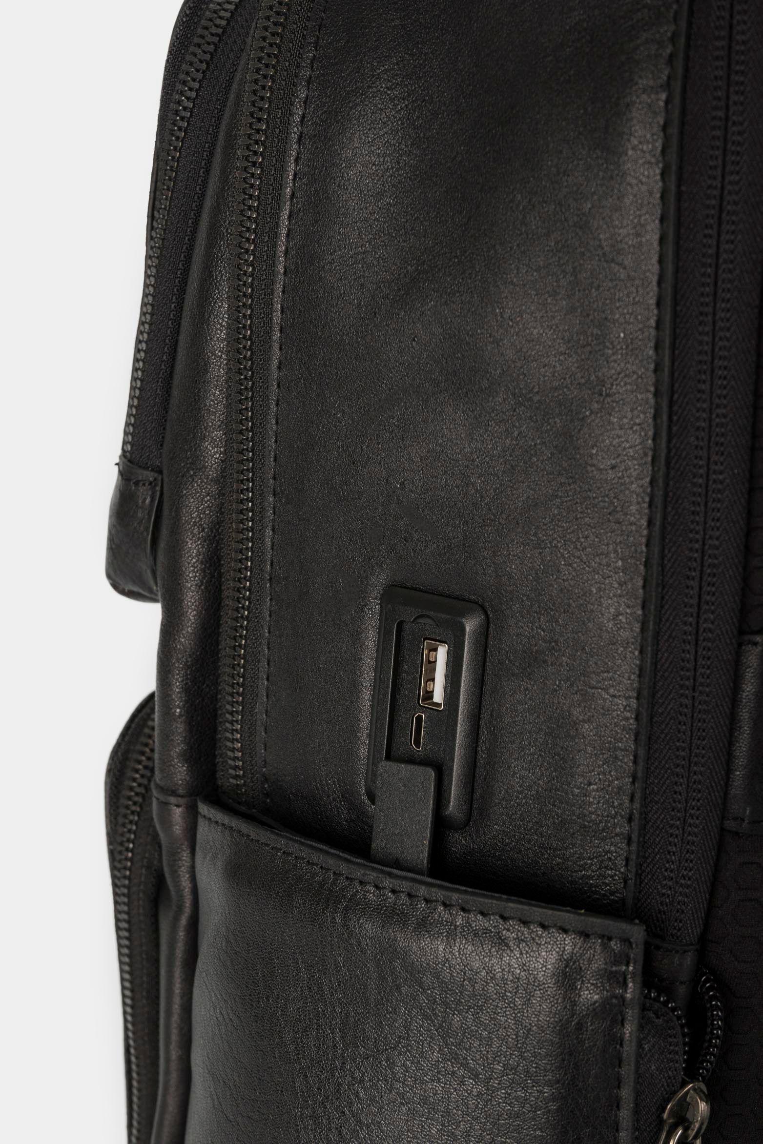 Vélez Morral Casual Monet Cuero Hombre Multifuncional Negro-6
