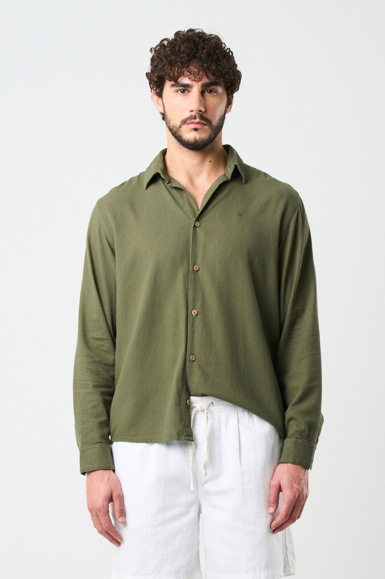 Vélez Short Bermuda En Lino Hombre Bélgica Blanco-3