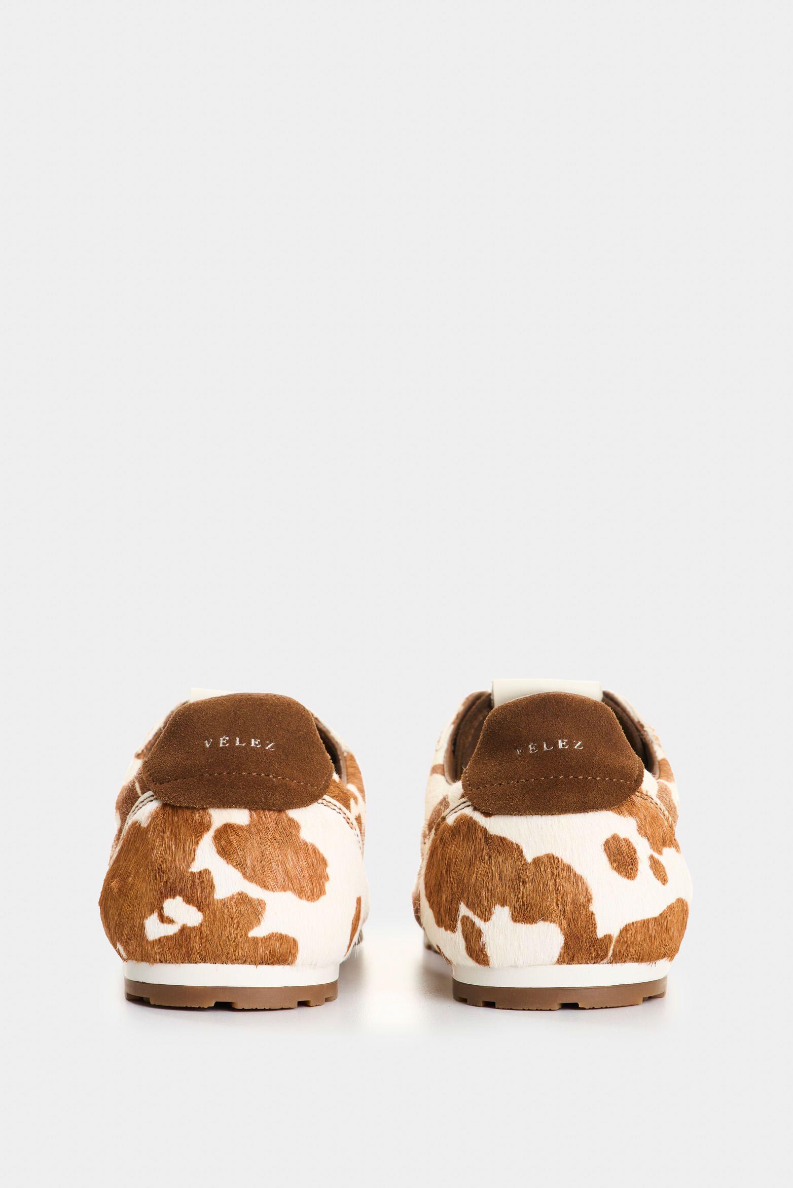 Vélez Tenis De Cuero Pelo Para Mujer Savanna Miel-2