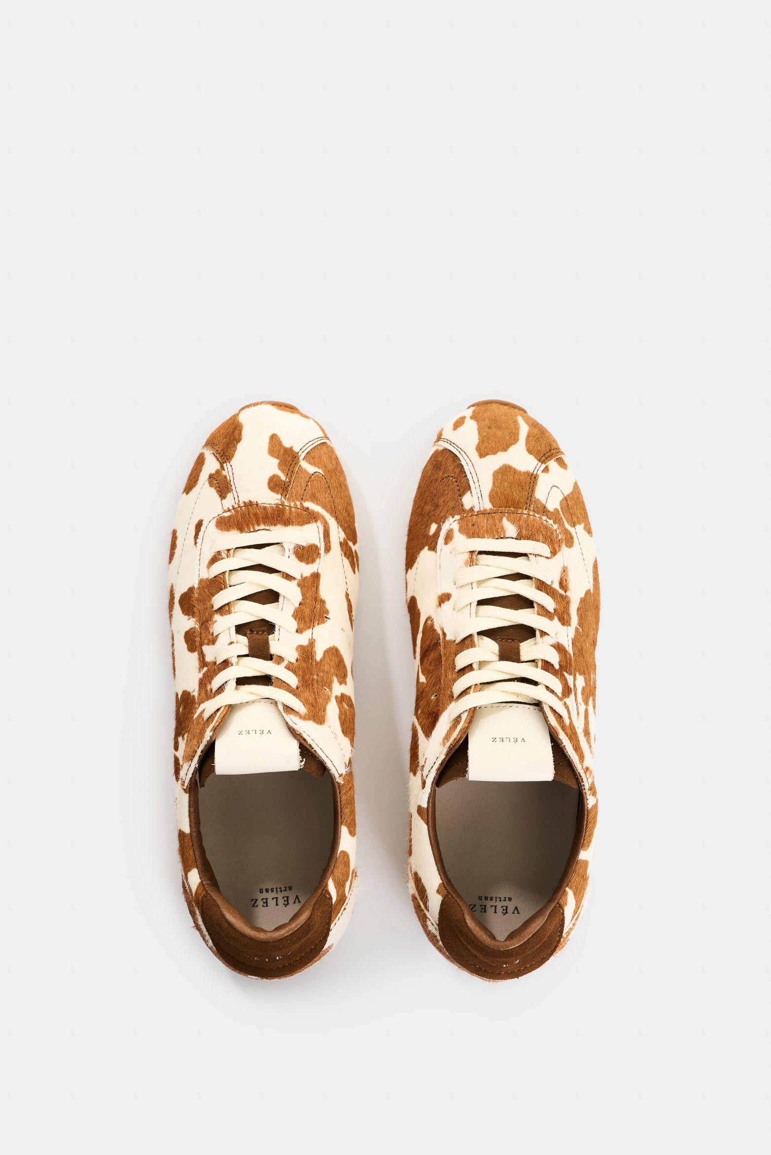 Vélez Tenis De Cuero Pelo Para Mujer Savanna Miel-3