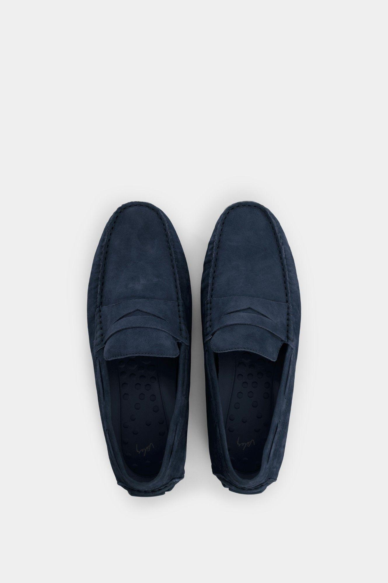 Vélez Mocasín Boston 3 De Cuero Hombre Casual Azul Oscuro-3