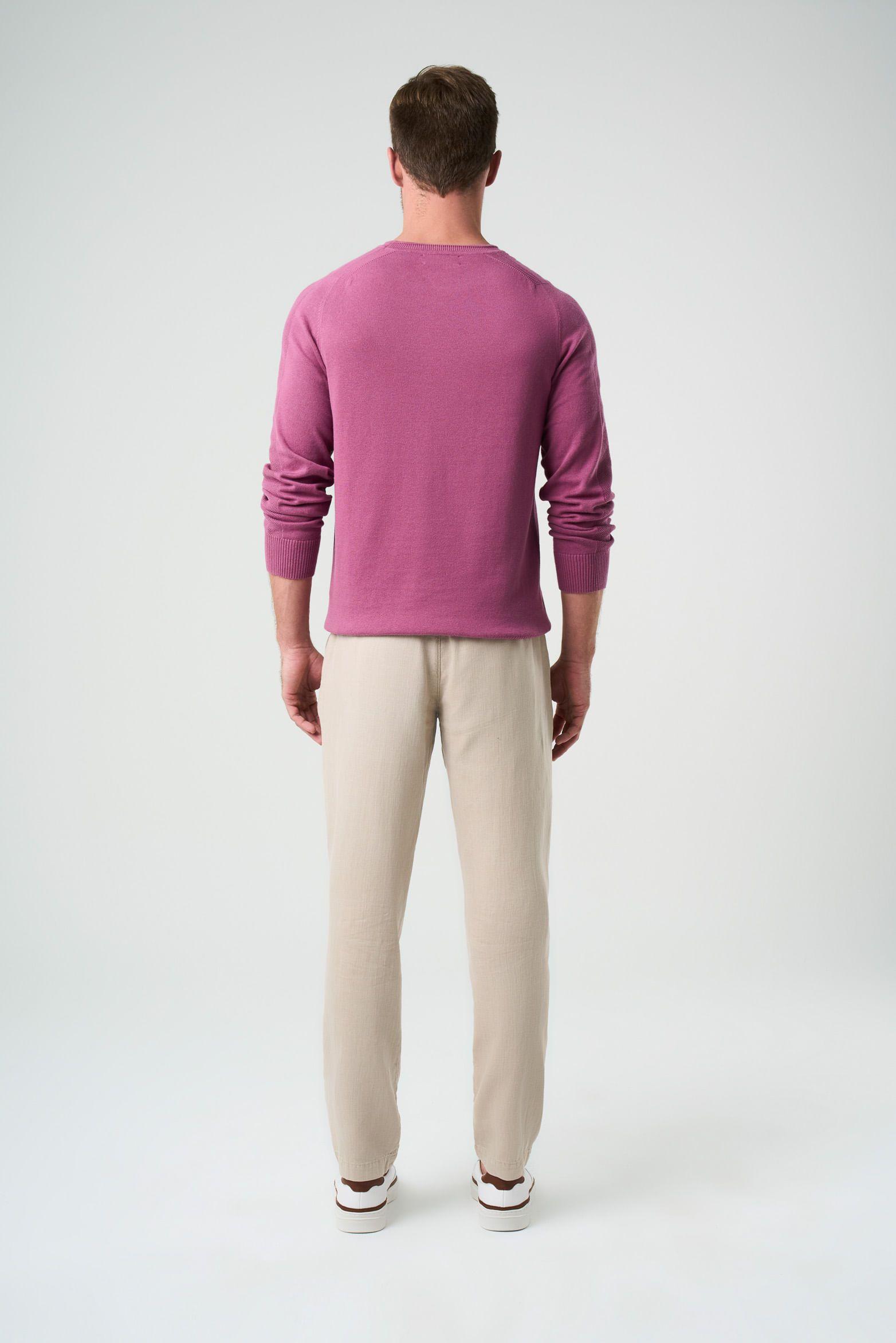 Vélez Sweater Tejido En Algodón Hombre Manga Ranglan Mora-2