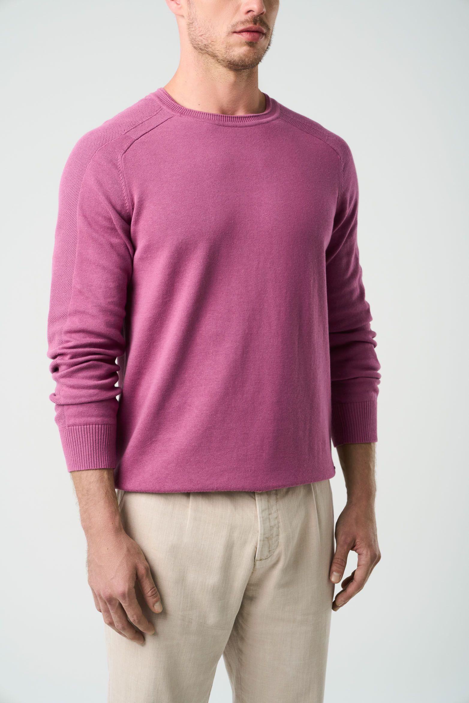 Vélez Sweater Tejido En Algodón Hombre Manga Ranglan Mora-4